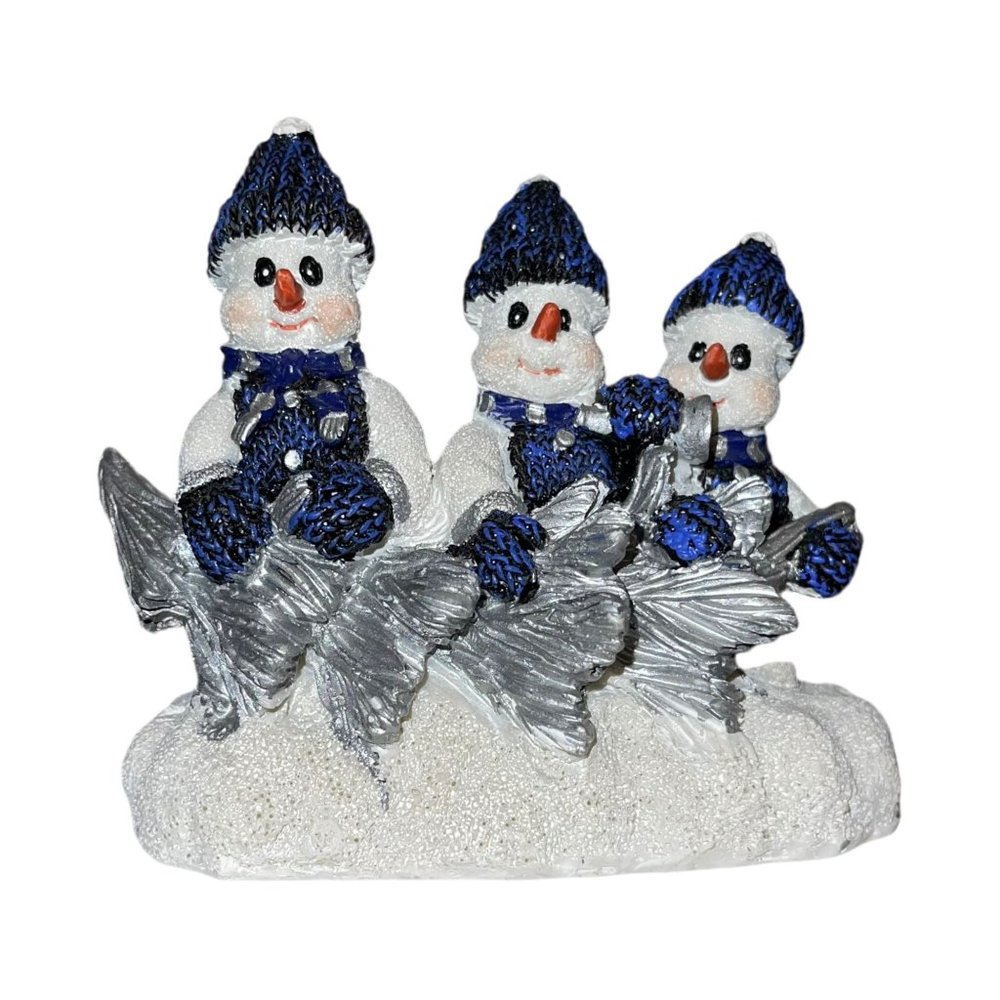 Holiday Traditions Vintage Poly Working Snowman Christmas Holiday Home Decor